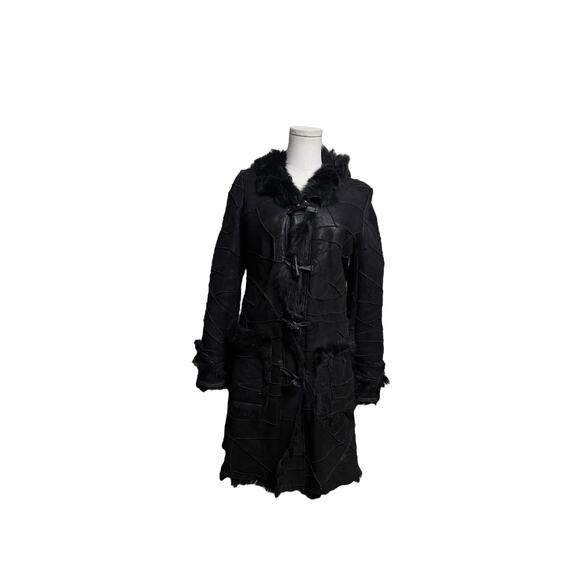 Black Vintage Fur Jacket